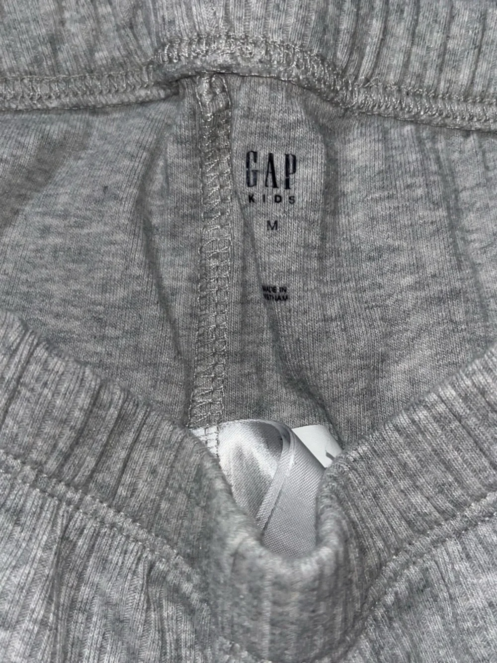 GAP Kids Light Gray Ribbed Leggings